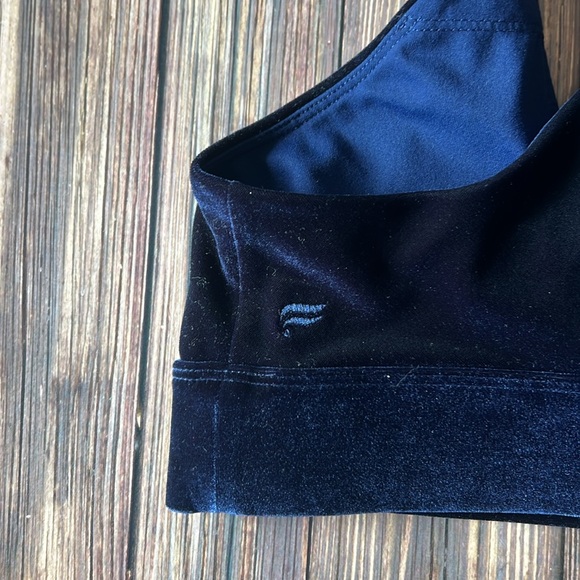 Fabletics Navy Blue Twist Cross Back Bra S - Picture 3 of 3